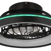 GLOBO LED-Deckenventilator DEANNE 3665 Opal schwarz H/D: ca. 20x48 cm max. 40 W