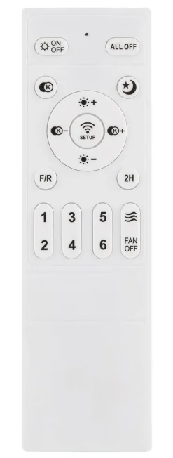 GLOBO LED-Deckenventilator dunkelbraun Opal grau Kunststoff Metall H/D: ca. 48x148 cm 1 Brennstellen