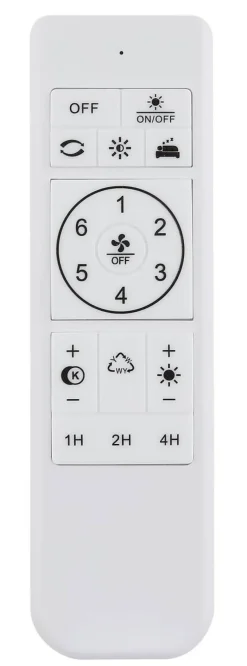 GLOBO LED-Deckenventilator mattschwarz weiß Opal Kunststoff Acryl H/D: ca. 20x45 cm 1 Brennstellen