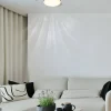 GLOBO LED-Deckenventilator schwarz Rauch transparent H/D: ca. 15,5x38 cm max. 15 W