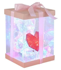 Globo LED-Dekoleuchte transparent B/H/L: ca. 13x17x14 cm