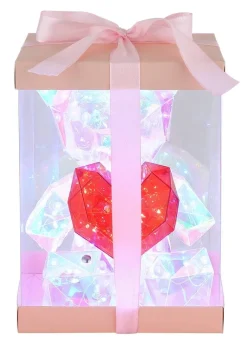 Globo LED-Dekoleuchte transparent B/H/L: ca. 13x17x14 cm