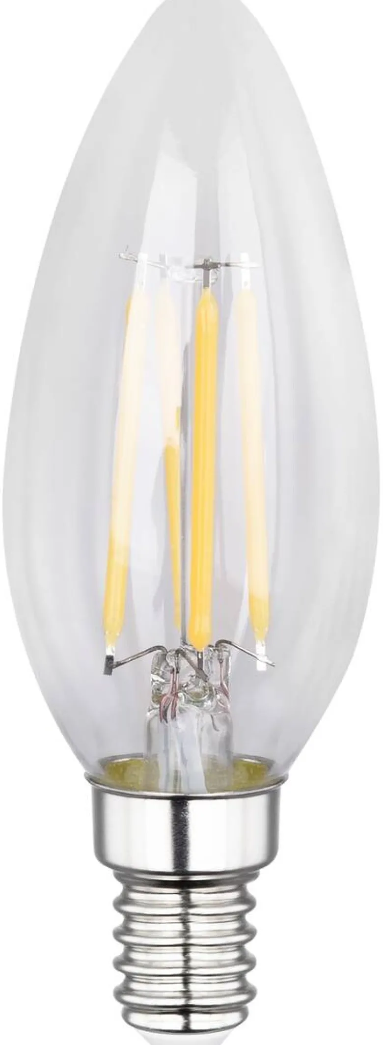 GLOBO LED-Leuchtmittel Kerzenlampe Filamentlampe 10583-2K 2er Pack E14