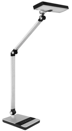 GLOBO LED-Schreibtischleuchte Dally 58427S silber schwarz Alu Kunststoff H: ca. 82 cm
