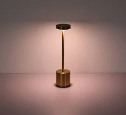 GLOBO LED-Tischleuchte Anru gold H/D: ca. 34x8 cm