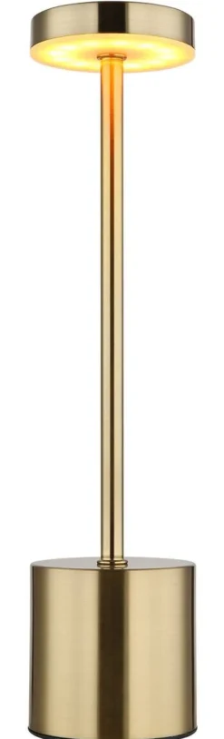 GLOBO LED-Tischleuchte Anru gold H/D: ca. 34x8 cm