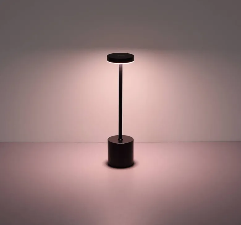 GLOBO LED-Tischleuchte Anru schwarz H/D: ca. 34x8 cm