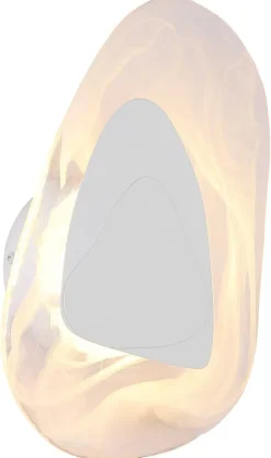 GLOBO LED-Wandleuchte DORSEY 78411W weiß klar Metall B/H: ca. 20,3x31,5 cm 1 Brennstellen