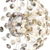GLOBO LED-Wandleuchte Rauch Chrom Metall D: ca. 40 cm G9 6 Brennstellen