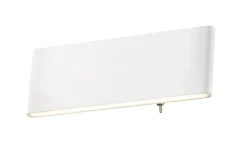 GLOBO LED-Wandleuchte weiß Aluminium B/H: ca. 22,5x8 cm