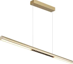 GLOBO Pendelleuchte Metall Aluminium B/H/T/L: ca. 8x150x120x120 cm 1 Brennstellen