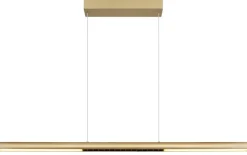 GLOBO Pendelleuchte Metall Aluminium B/H/T/L: ca. 8x150x120x120 cm 1 Brennstellen