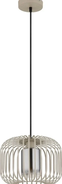 GLOBO Pendelleuchte Metall H/D: ca. 120x28 cm E27 1 Brennstellen