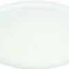 GLOBO Smarte Deckenleuchte Sayama weiß Opal Metall Acryl H/D: ca. 8x60 cm