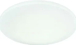 GLOBO Smarte Deckenleuchte Sayama weiß Opal Metall Acryl H/D: ca. 8x60 cm