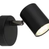 GLOBO Spot schwarz Metall B/H: ca. 8x10,5 cm GU10 1 Brennstellen