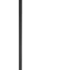 GLOBO Stehlampe grau mattschwarz Metall Glas H/D: ca. 165x25 cm E27 1 Brennstellen