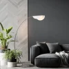 GLOBO Stehlampe nickel matt Opal Metall Acryl B/H/T/L: ca. 35x182x124x124 cm 1 Brennstellen