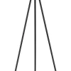 GLOBO Stehlampe schwarz Metall H/D: ca. 145x65 cm E27 1 Brennstellen