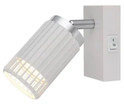 GLOBO Strahler weiß Metall Aluminium B/H: ca. 7x12 cm GU10 1 Brennstellen