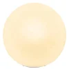 GLOBO Tischleuchte mattschwarz Opal weiß Metall Glas H/D: ca. 24,5x25 cm E27 1 Brennstellen