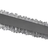 GLOBO Wandleuchte schwarz grau Aluminium Metall B/H/L: ca. 6,5x76,5x14,5 cm