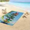 Good Morning Strandtuch Beach sign Multi Polyester B/L: ca. 100x180 cm