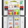 Gorenje Cross-Door NRM819D61BX schwarz B/H/T: ca. 79,4x190x65 cm