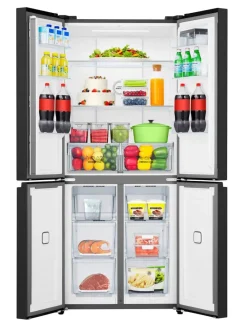 Gorenje Cross-Door NRM819D61BX schwarz B/H/T: ca. 79,4x190x65 cm
