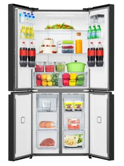 Gorenje Cross-Door NRM819D61BX schwarz B/H/T: ca. 79,4x190x65 cm
