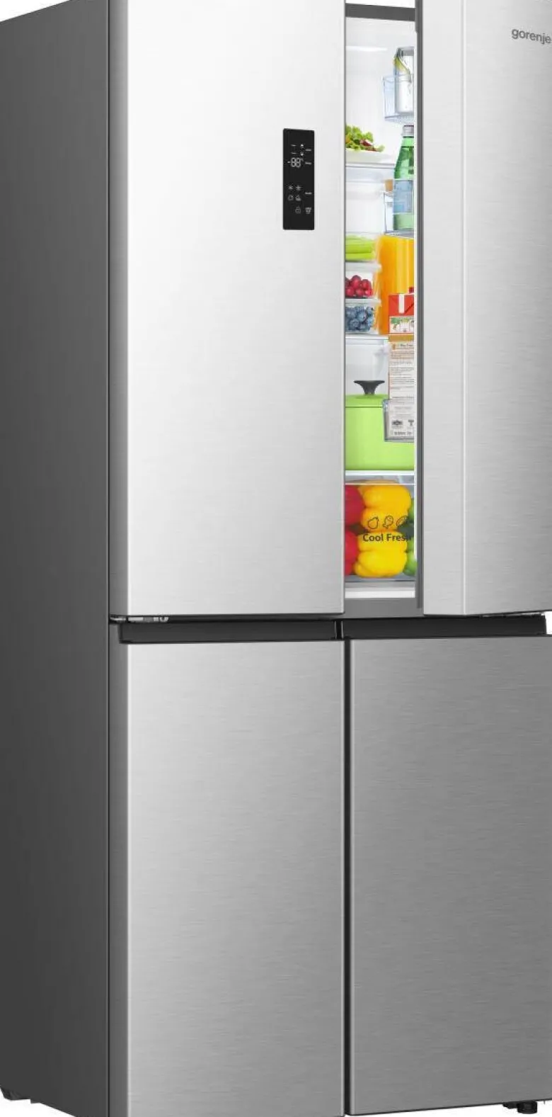 Gorenje Cross-Door NRM819D61X Inox B/H/T: ca. 79,4x190x65 cm