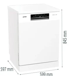 Gorenje Geschirrspüler GS642E91WP weiß B/H/T: ca. 59,9x84,5x59,7 cm