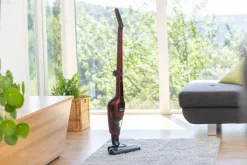Gorenje Handstaubsauger SVC216100DSIIR rot schwarz Metall Kunststoff B/H/L: ca. 26x118x17 cm