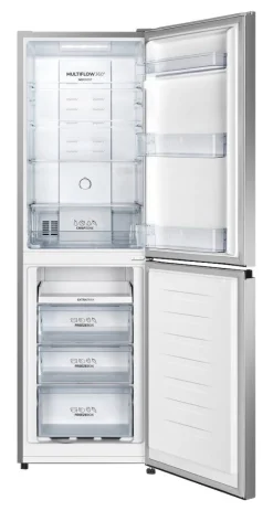 Gorenje Kühl-/Gefrierkombination NRK 418 DCS4 Edelstahloptik B/H/T: ca. 55x183x56 cm