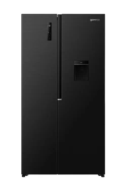 Gorenje Side-by-side Kühl-/Gefrierkombination NRS917E41BXWD schwarz B/H/T: ca. 91,1x178,6x61,5 cm