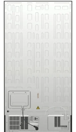 Gorenje Side-by-Side NRR9ESBXL Ice Crushed schwarz B/H/T: ca. 92x179x70 cm