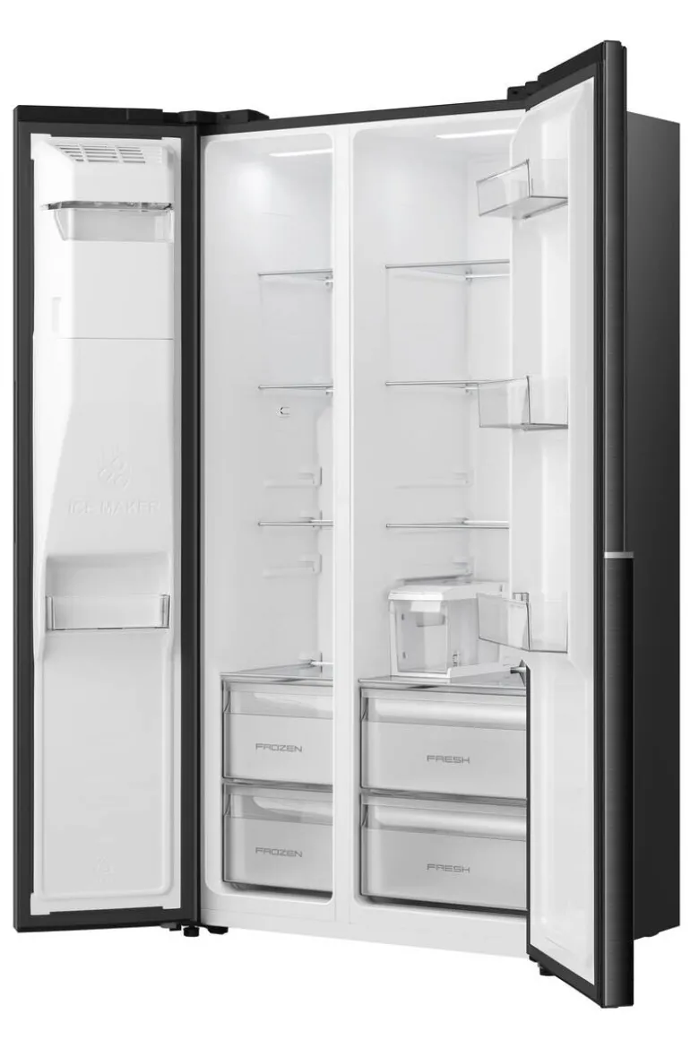 Gorenje Side-by-Side NRS9E6BX schwarz B/H/T: ca. 91,1x178,6x61,5 cm