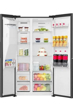 Gorenje Side-by-Side NRS9E6BX schwarz B/H/T: ca. 91,1x178,6x61,5 cm