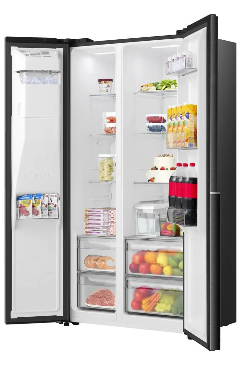 Gorenje Side-by-Side NRS9E6BX schwarz B/H/T: ca. 91,1x178,6x61,5 cm