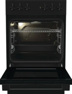 Gorenje Standherd 50cm mit Glaskeramikkochfeld GEC5A20BG schwarz B/H/T: ca. 50x85x59 cm