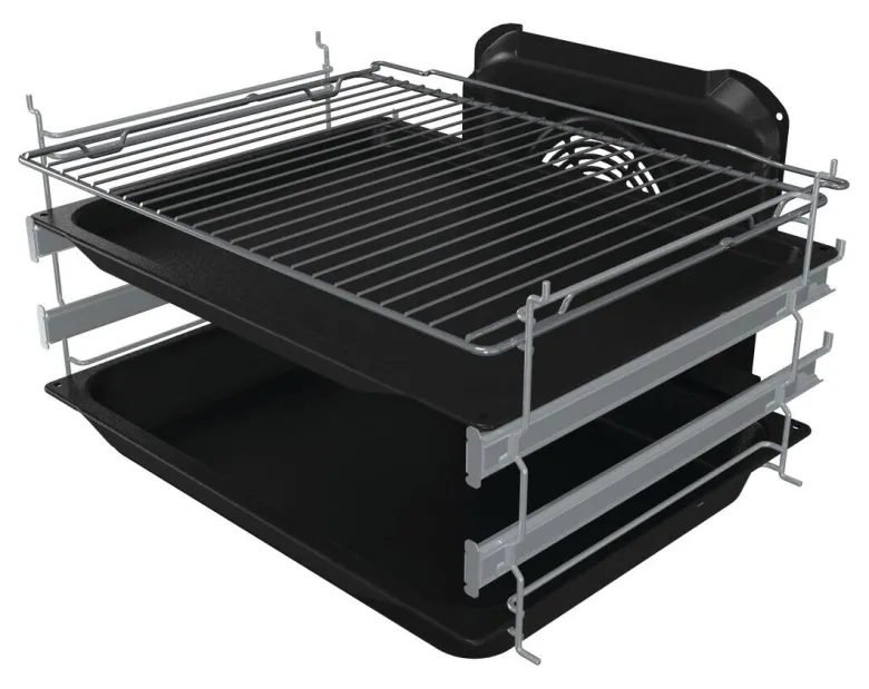 Gorenje Standherd 60cm mit Glaskeramikkochfeld GECS6C70XPA Edelstahloptik B/H/T: ca. 60x85x60 cm