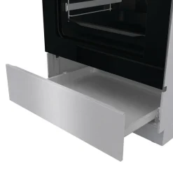 Gorenje Standherd 60cm mit Glaskeramikkochfeld GECS6C70XPA Edelstahloptik B/H/T: ca. 60x85x60 cm