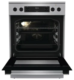 Gorenje Standherd 60cm mit Glaskeramikkochfeld GECS6C70XPA Edelstahloptik B/H/T: ca. 60x85x60 cm