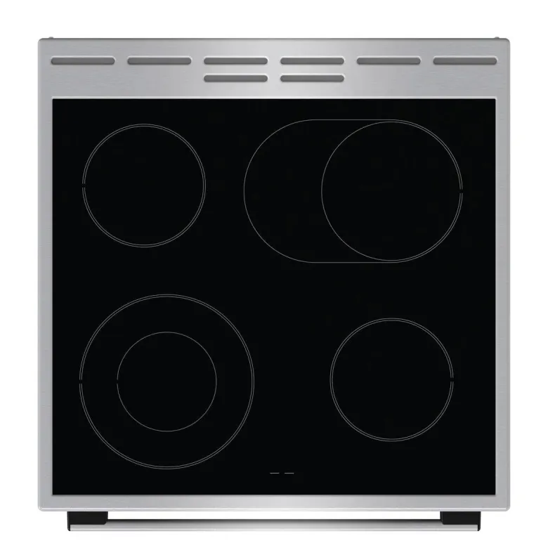 Gorenje Standherd 60cm mit Glaskeramikkochfeld GECS6C70XPA Edelstahloptik B/H/T: ca. 60x85x60 cm
