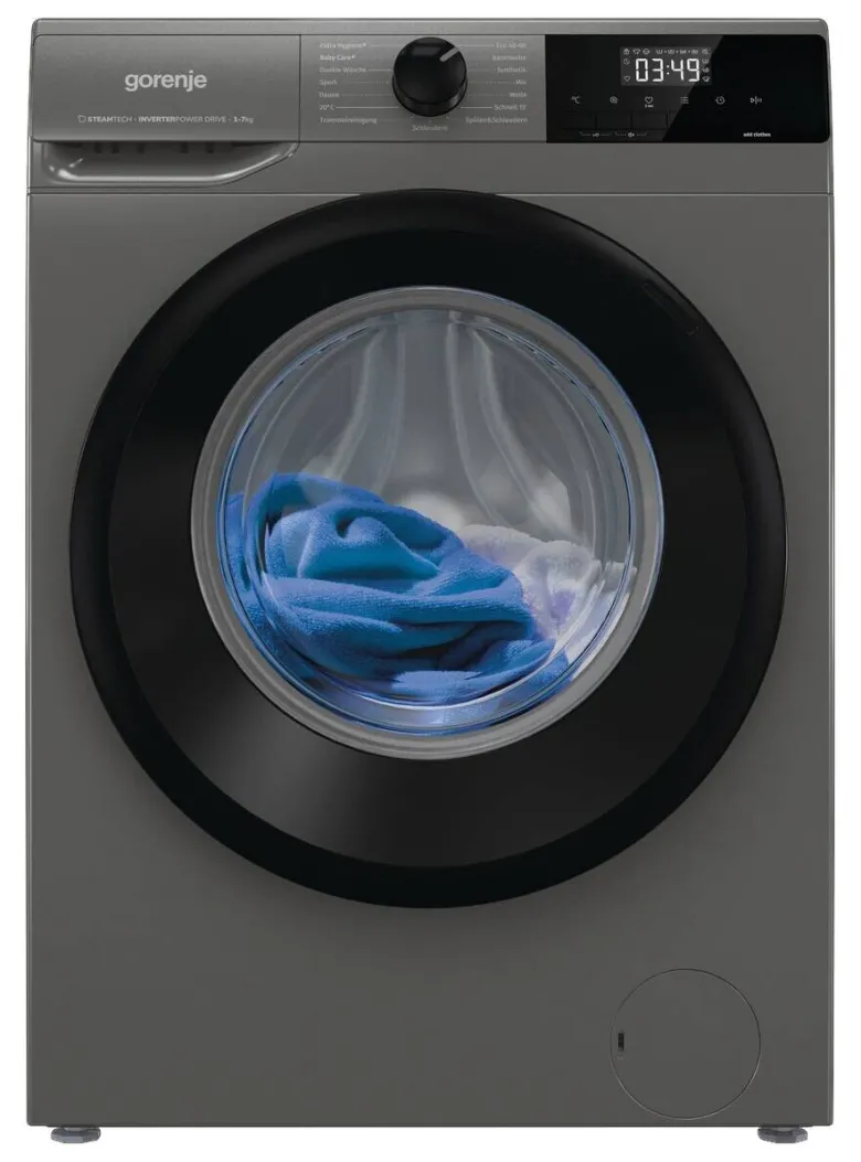 Gorenje Waschmaschine W3NHEI74SAS/DE titanfarbig B/H/T: ca. 60x85x44 cm ca. 70 kg