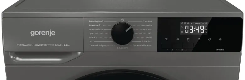 Gorenje Waschmaschine W3NHEI74SAS/DE titanfarbig B/H/T: ca. 60x85x44 cm ca. 70 kg