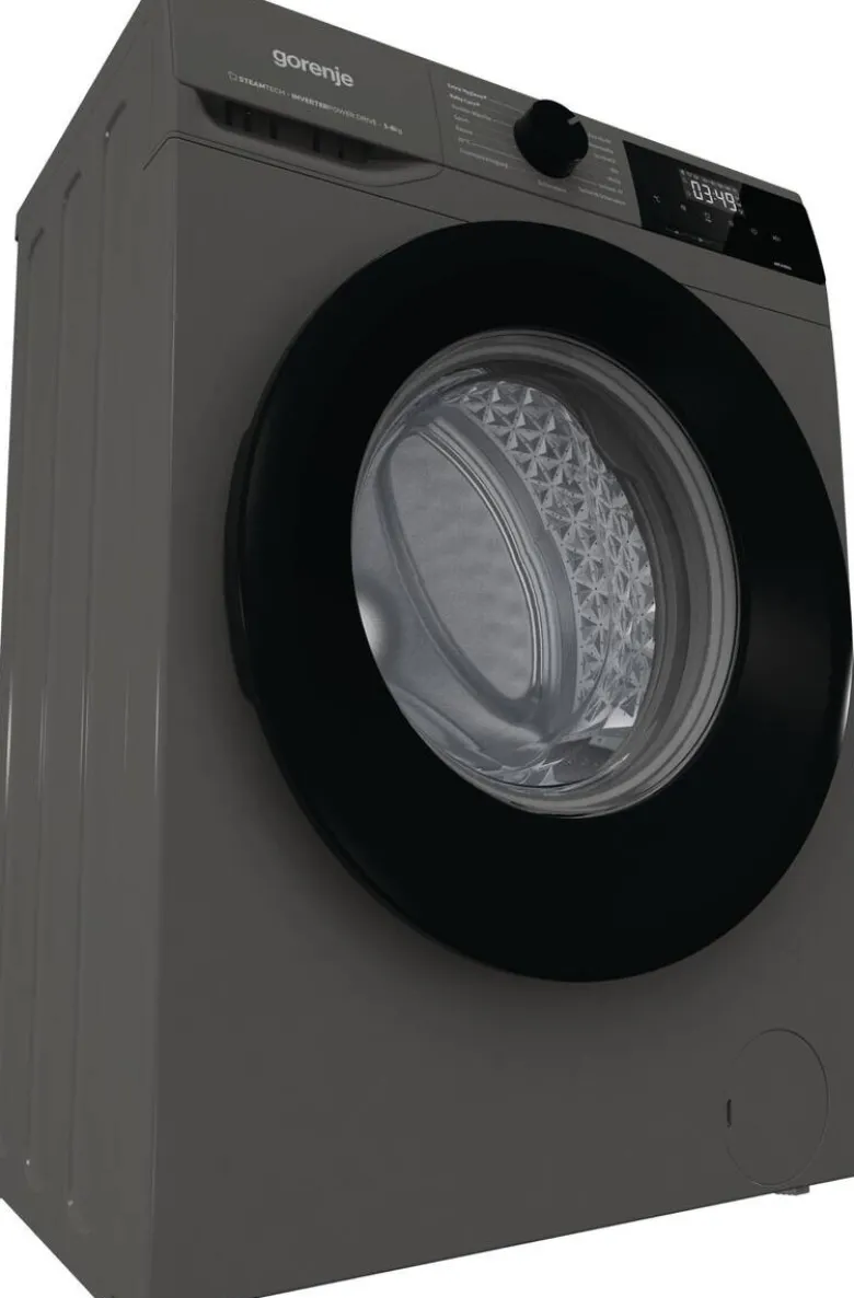 Gorenje Waschmaschine WNHEI84APSA/DE titanfarbig B/H/T: ca. 60x85x54 cm ca. 8 kg