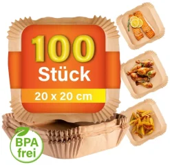 GOURMETmaxx Backpapier H/D: ca. 8x22,5 cm