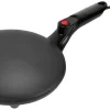 GOURMETmaxx Crepes-Maker schwarz Kunststoff Metall B/H/L: ca. 20x6x41,5 cm