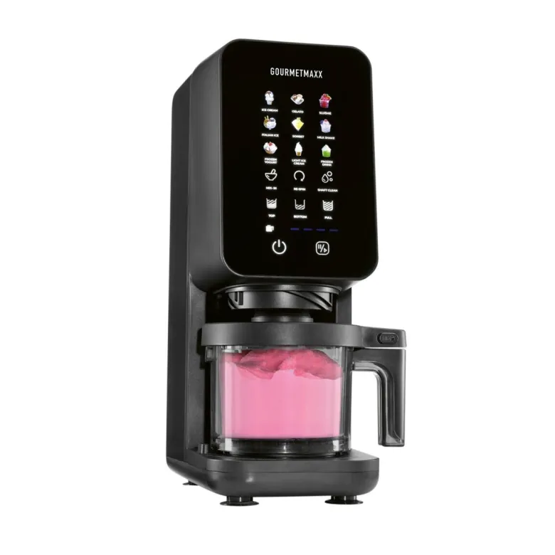 GOURMETmaxx Eismaschine 19769 schwarz Kunststoff B/H/L: ca. 26x40,5x119 cm
